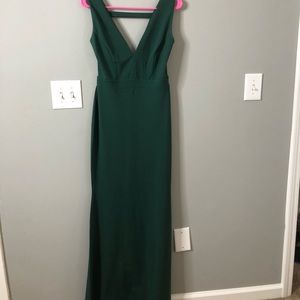 Never worn trumpet green gown from Windsor